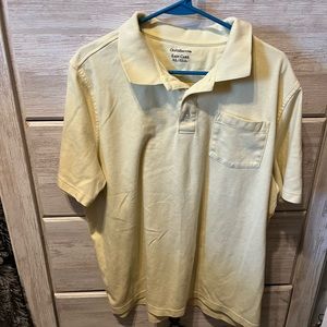 Craft and Barrow Extra Large yellow collared t-shirt